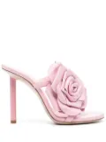 Le Silla Rose 105mm leather sandals - Pink