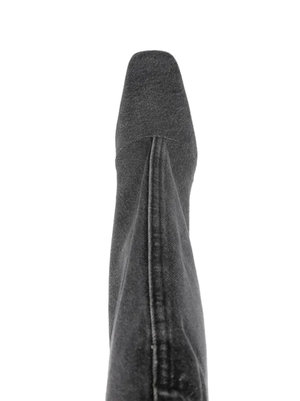 Coperni 75mm Denim Boots | Grey | FARFETCH