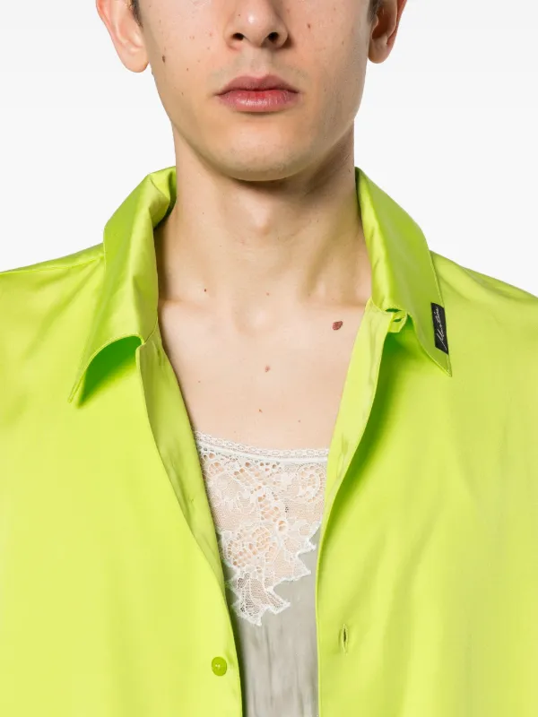 Tシャツ・カットソー MARTINE ROSE Men Tops 630JE01411D GREEN KHAKI グリーン（緑）系 MARTINE ROSE(マーティン・ローズ) Tシャツ