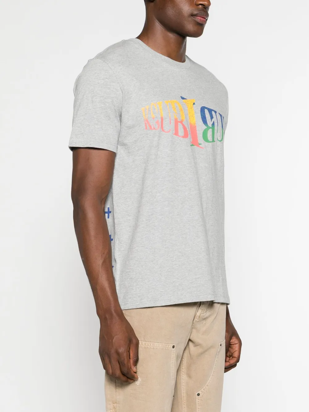 Ksubi Katoenen T-shirt Grijs