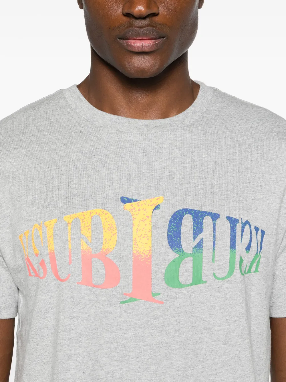 Ksubi Katoenen T-shirt Grijs