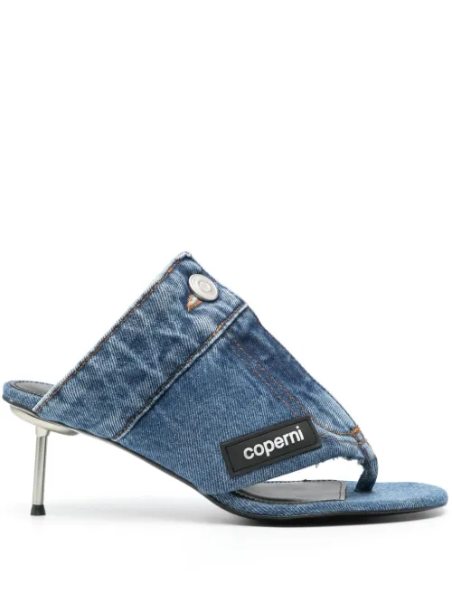 Sandales en jean 70 mm - Coperni - Modalova