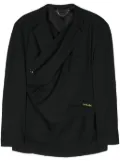Martine Rose Empty Wrap double-breasted blazer - Black