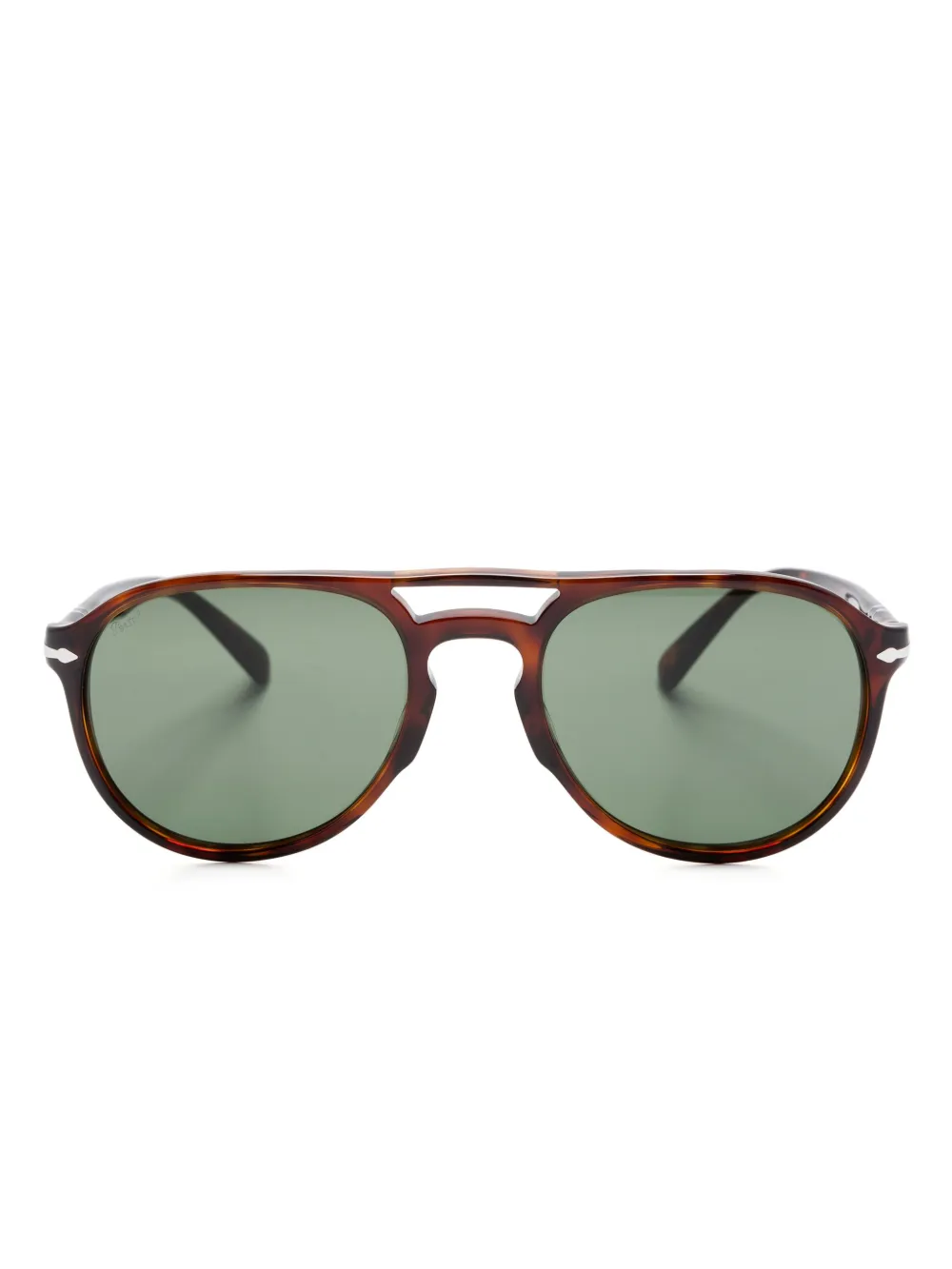 Persol Zonnebril met piloten montuur Bruin