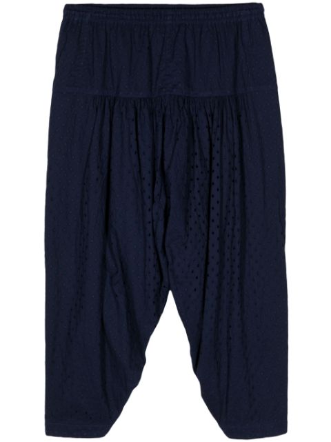 Comme des Garçons TAO drop-crotch cotton trousers