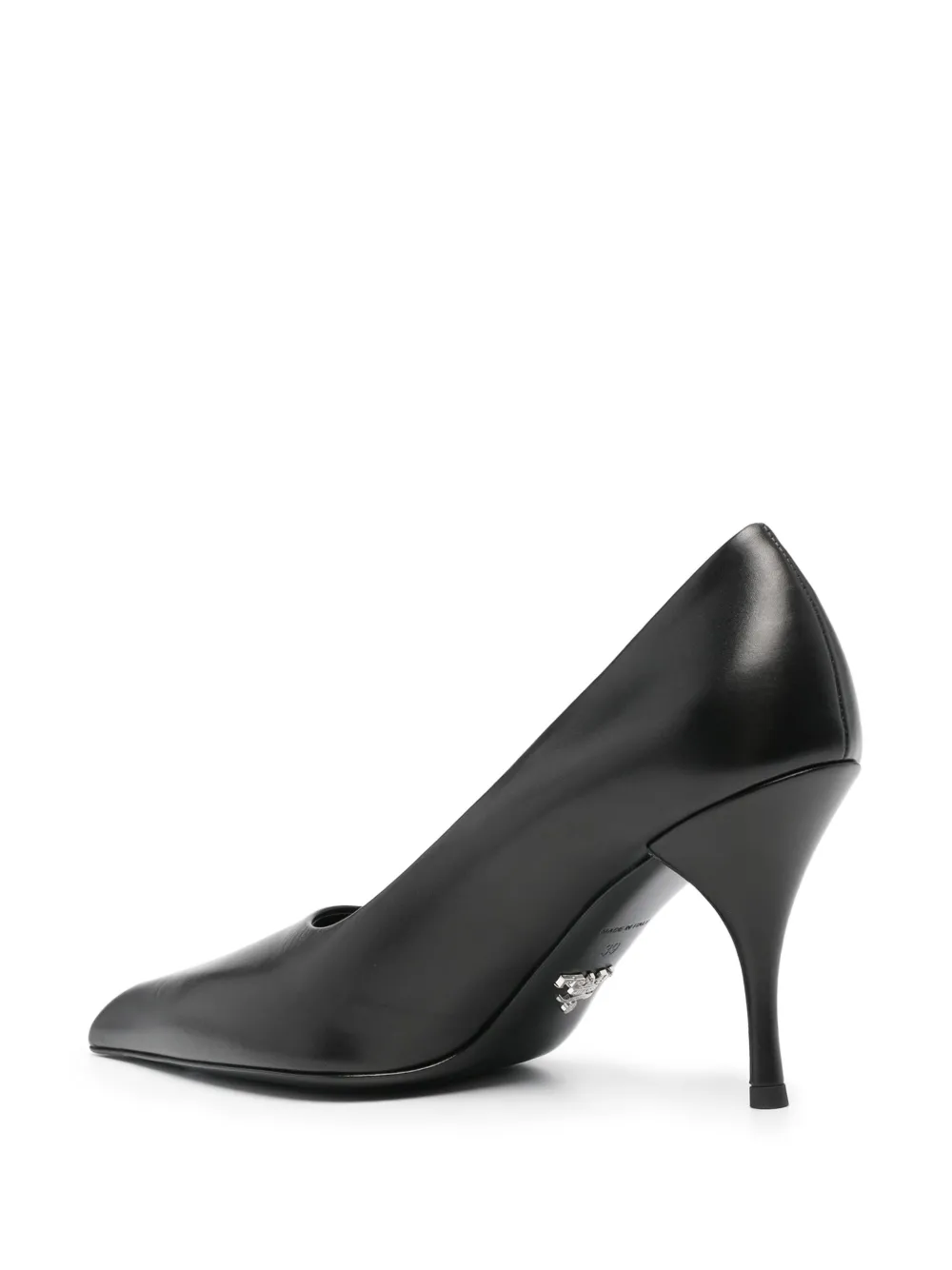 Prada 85mm leather pumps Black