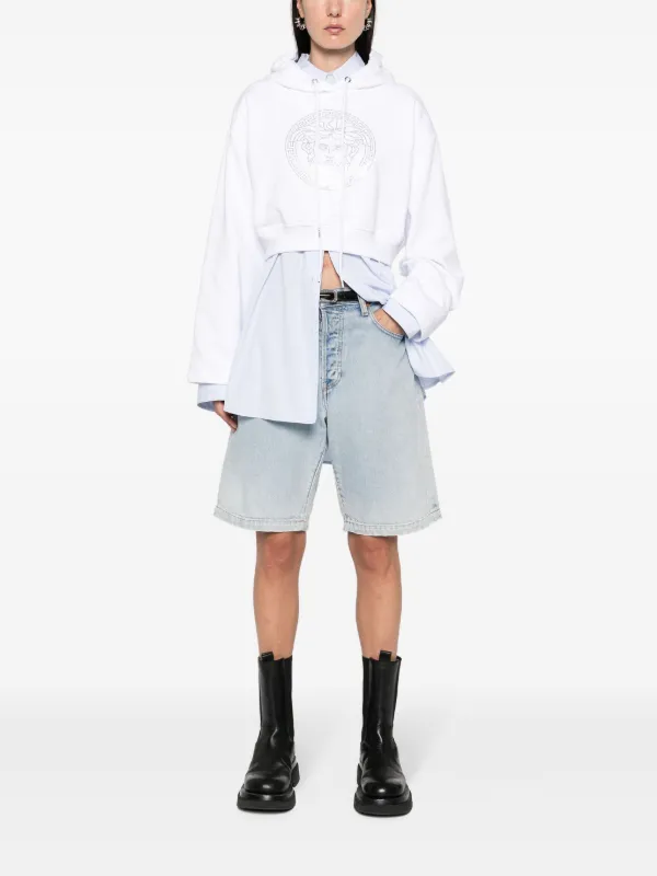 VERSACE メドゥーサ パーカー ホワイト Versace メドゥーサ パーカー | ホワイト | FARFETCH JP
