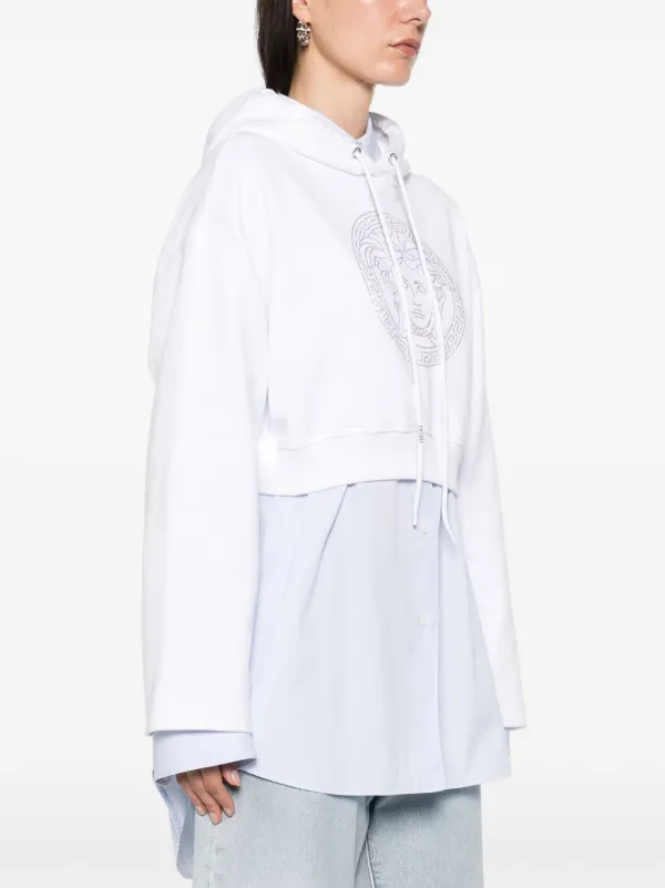 VERSACE メドゥーサ パーカー ホワイト Versace メドゥーサ パーカー | ホワイト | FARFETCH JP
