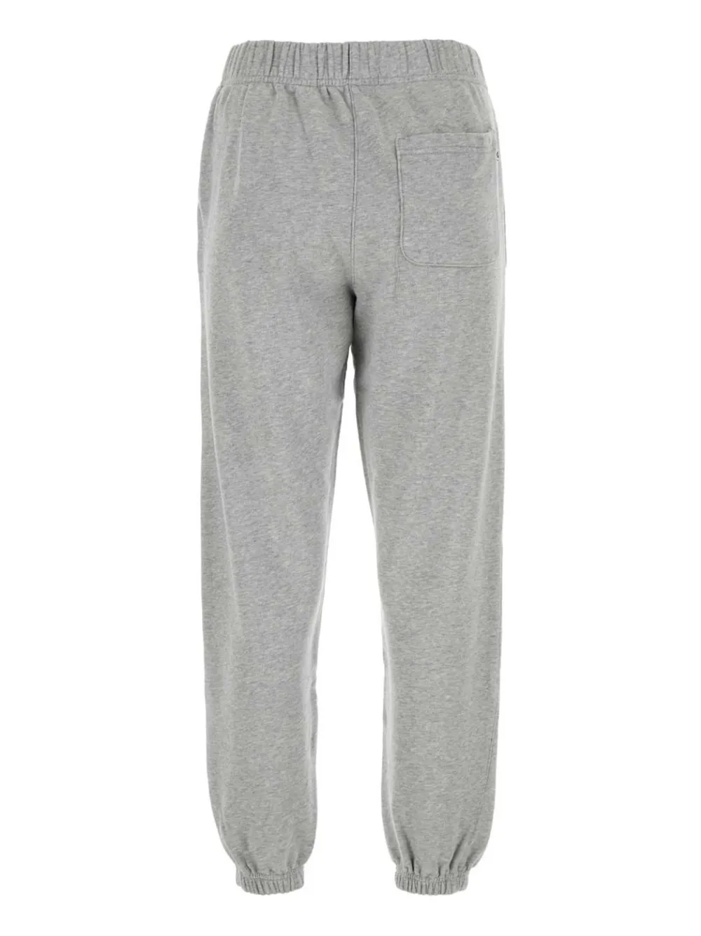 Autry mélange-effect cotton track pants - Grijs