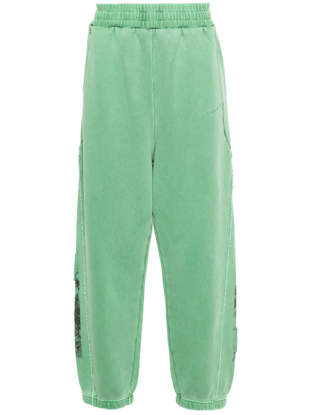 a-cold-wall* pantalon de jogging cubist en coton - vert