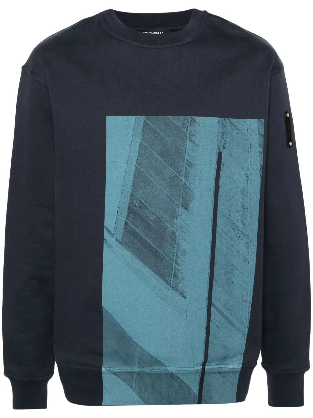 A-cold-wall* Strand Screen-printed Sweatshirt In Blue