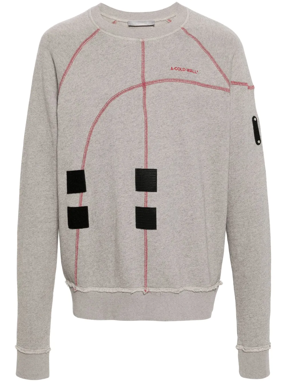 * Intersect seam-detail sweatshirt