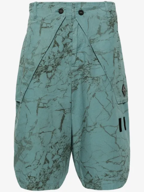 A-COLD-WALL* Shorts cargo con stampa astratta
