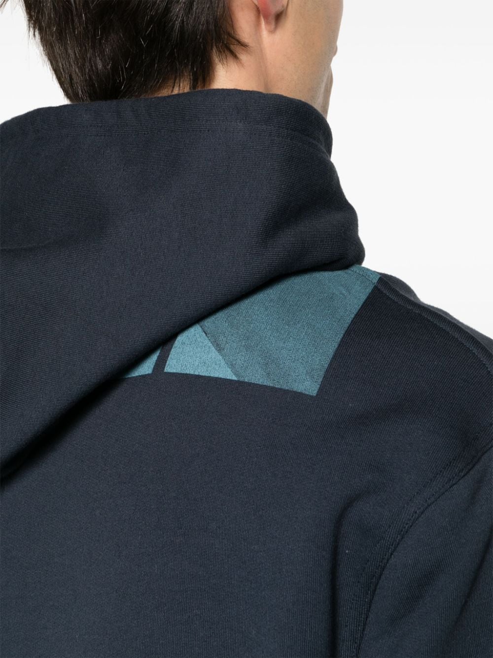 Shop A-cold-wall* Strand Cotton Hoodie In Blue