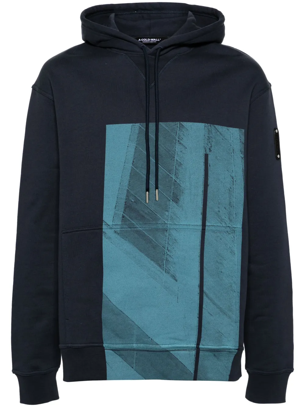 A-cold-wall* Strand Cotton Hoodie In Blue