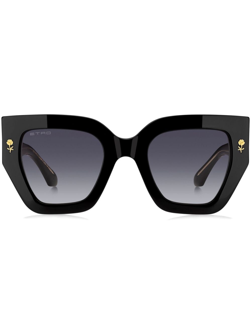 ETRO mania zonnebril met oversized montuur Zwart