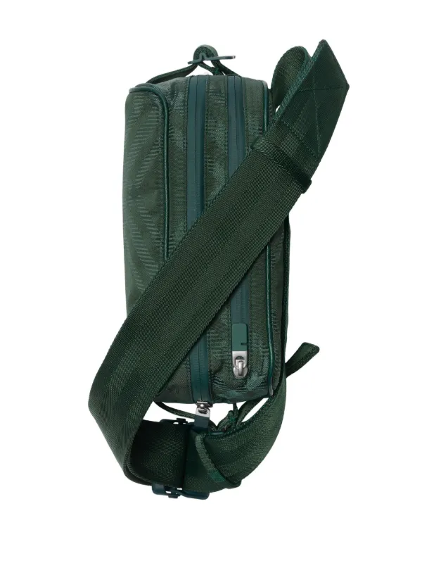 Burberry check-jacquard Belt Bag | Green | FARFETCH UK