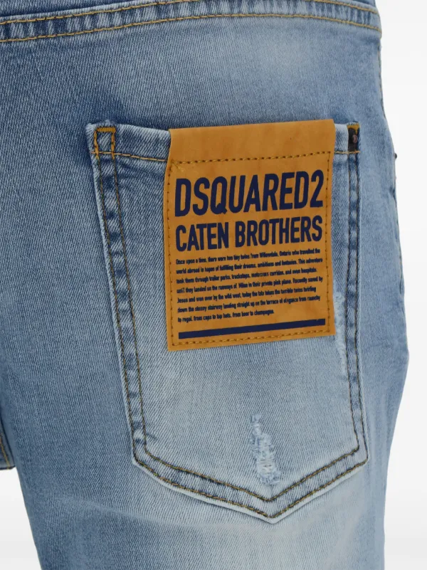 デニム・ジーパン Dsquared2 Five-Pocket Jeans DSQUARED2 5 Pocket 'Our Best Fantasy' Jeans, Dark Wash – OZNICO