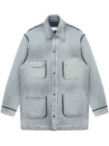 Maison Margiela patch-pocket denim jacket - Blue