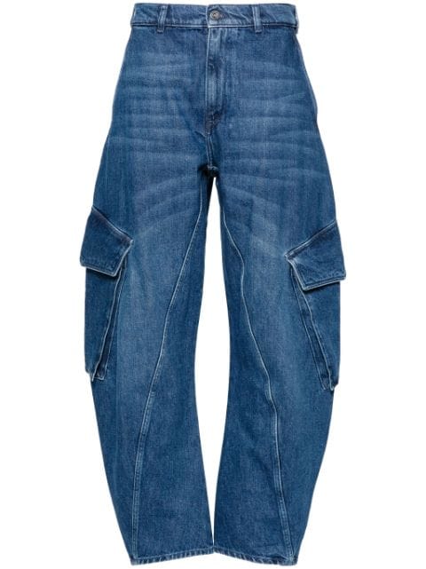 JW Anderson jeans anchos con tiro alto