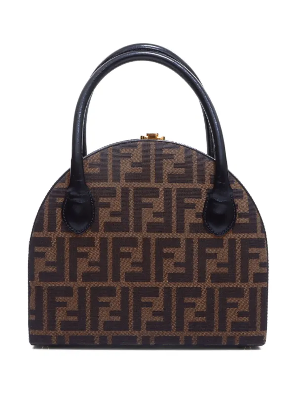 Fendi Pre Owned Zucca Crossbody Bag Brown FARFETCH CA