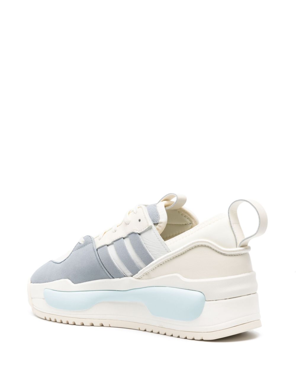 Shop Y-3 Rivalry Panelled Sneakers In Neutrals