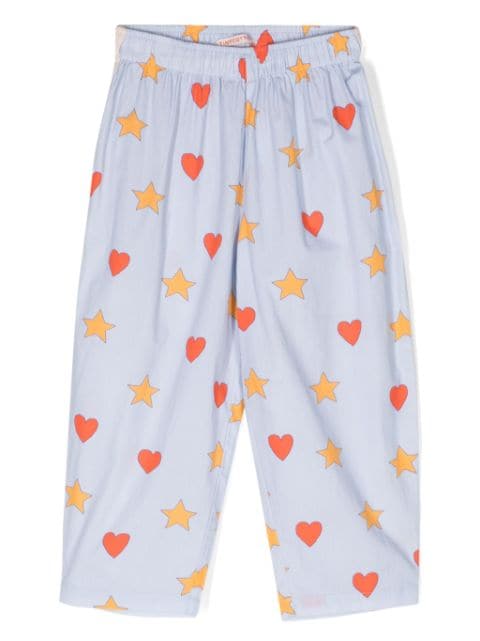 Tiny Cottons Hearts Stars cotton trousers