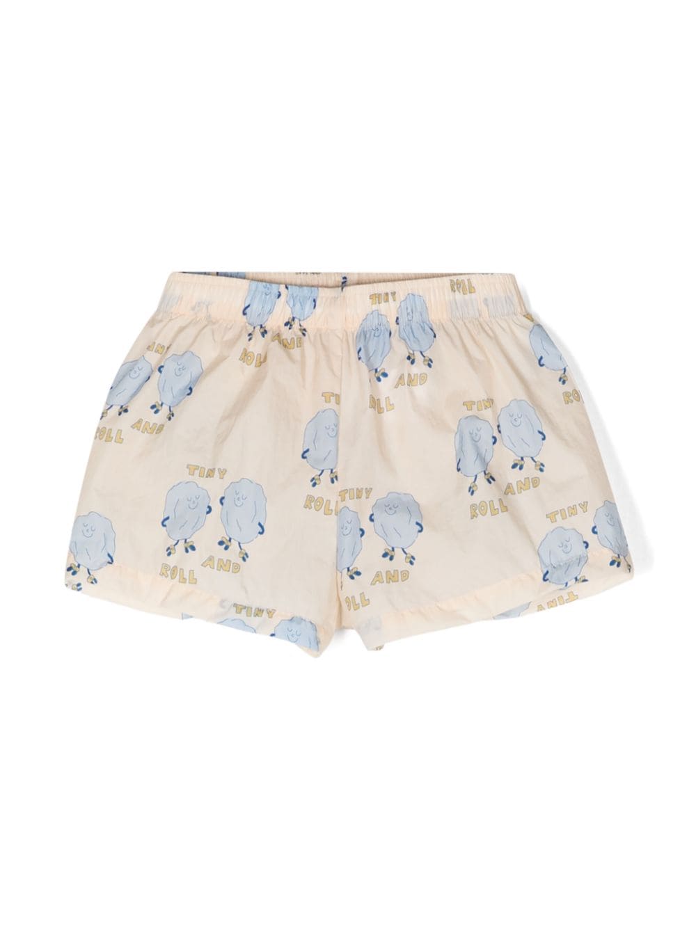 Tiny Cottons Kids' Rock 'n' Roll Elasticated-waist Shorts In Neutrals