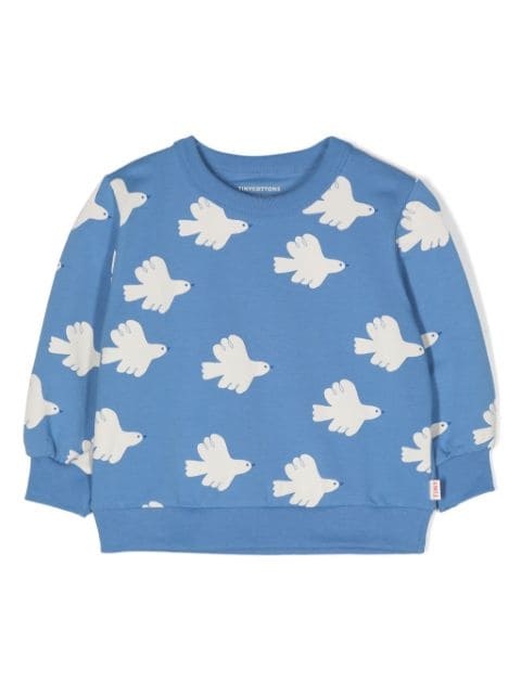 Tiny Cottons Doves-print sweatshirt