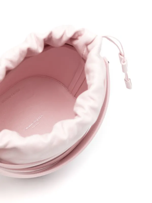 ショルダーバッグ・ポシェット ALEXANDER MCQUEEN PASTEL PINK LEATHER THE RISE BUCKET BAG Alexander Mcqueen The Curve Bucket Bag - Pink - 32% Off