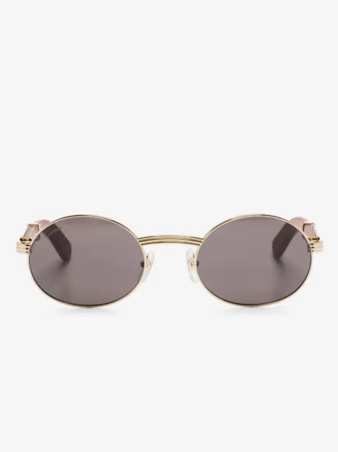 Cartier Eyewear solglasögon med ovala bågar