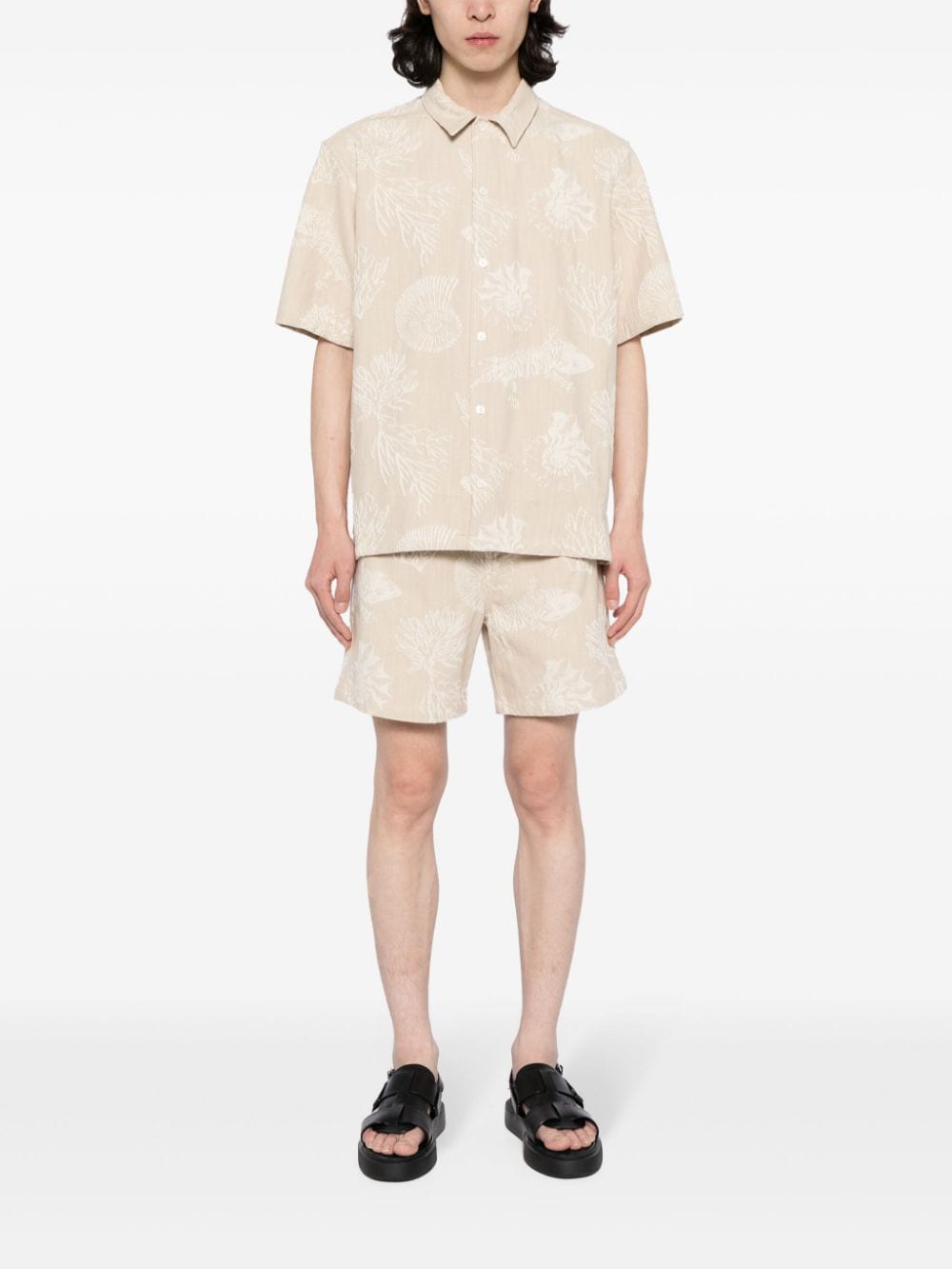 Shop Samsoe & Samsoe Saayo X Shirt In Neutrals