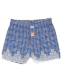 Martine Rose French plaid shorts - Blue