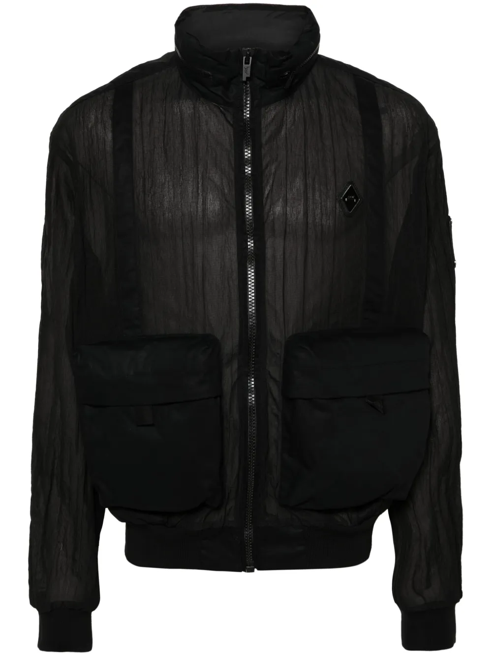 A-cold-wall* Logo-plaque Bomber Jacket In Black