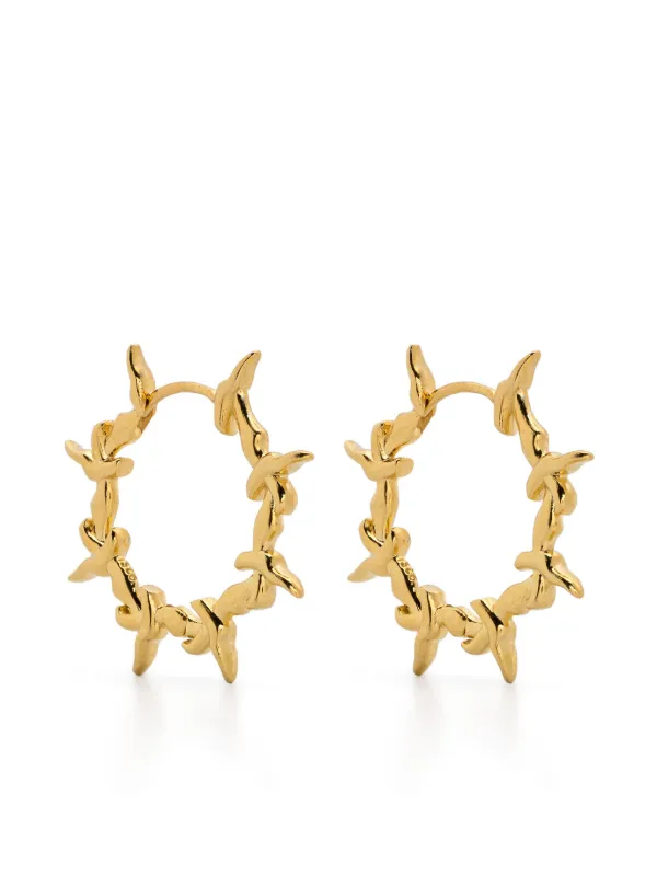 【KUSIKOHC】GOLD THORN EARRING SET 23048279_54270056_600.jpg