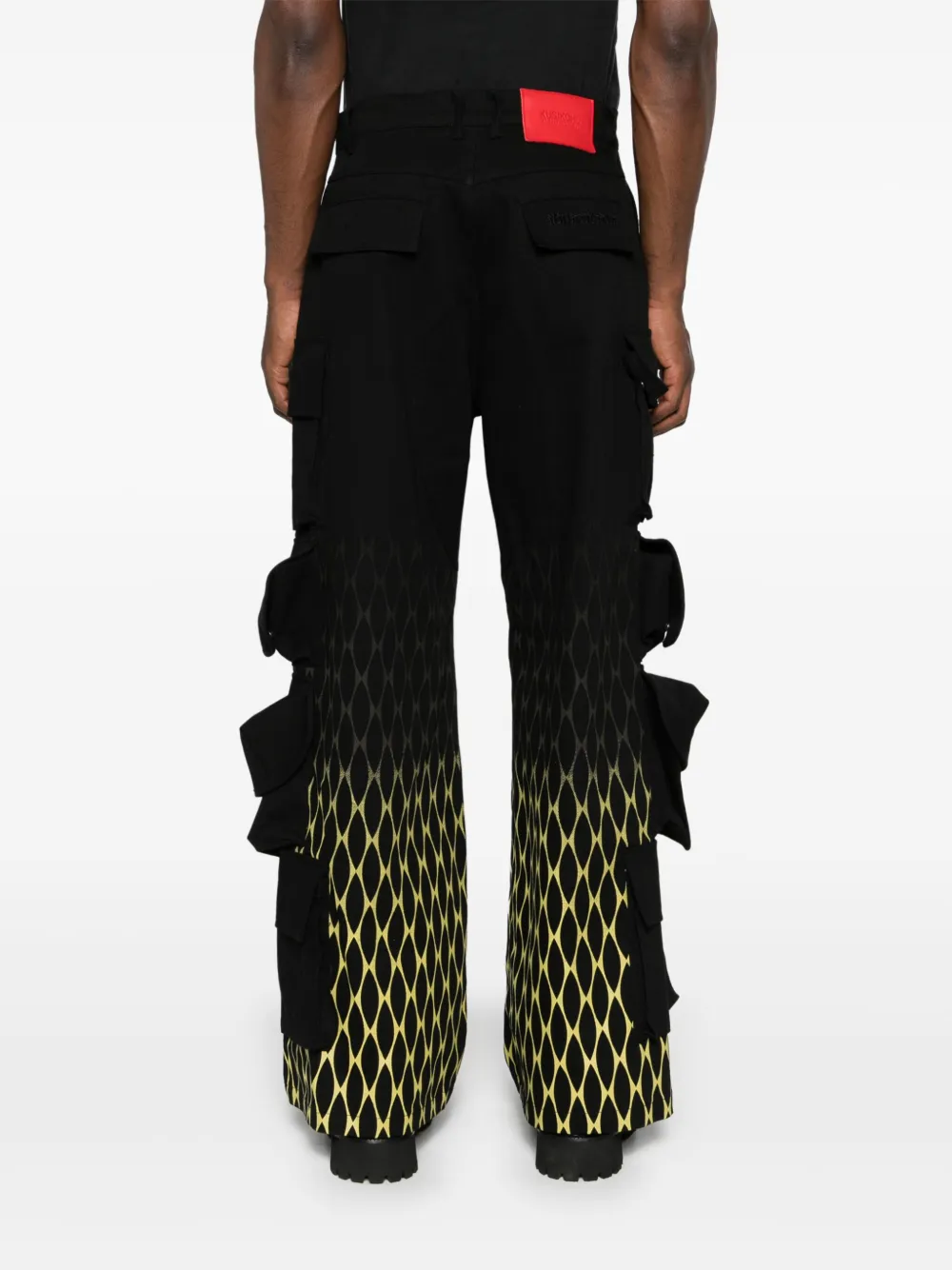 KUSIKOHC Pyjamabroek met geometrische print Zwart