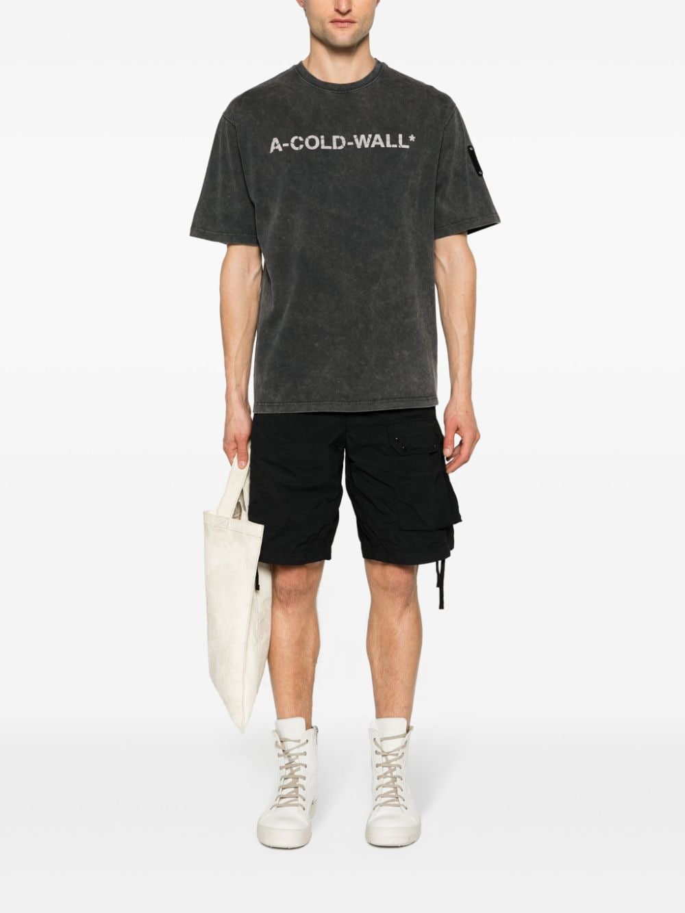 A-COLD-WALL* T-shirt met logoprint Grijs