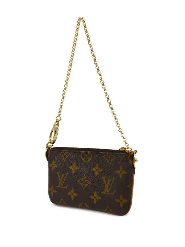 Louis Vuitton Pre Owned 2008 Pochette Milla PM Clutch Bag Brown FARFETCH IE