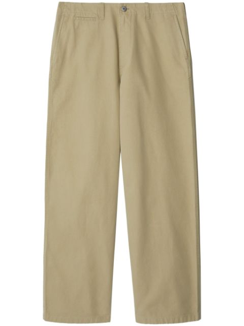 Burberry straight-leg cotton chinos Men