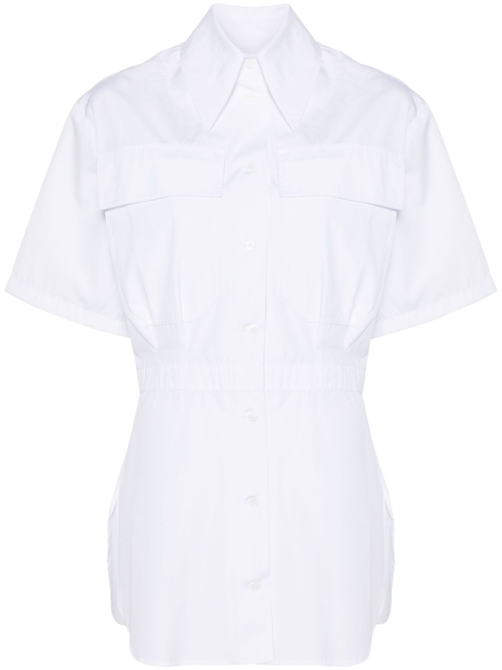 Shop Niccolò Pasqualetti Poplin Cotton Shirt In White