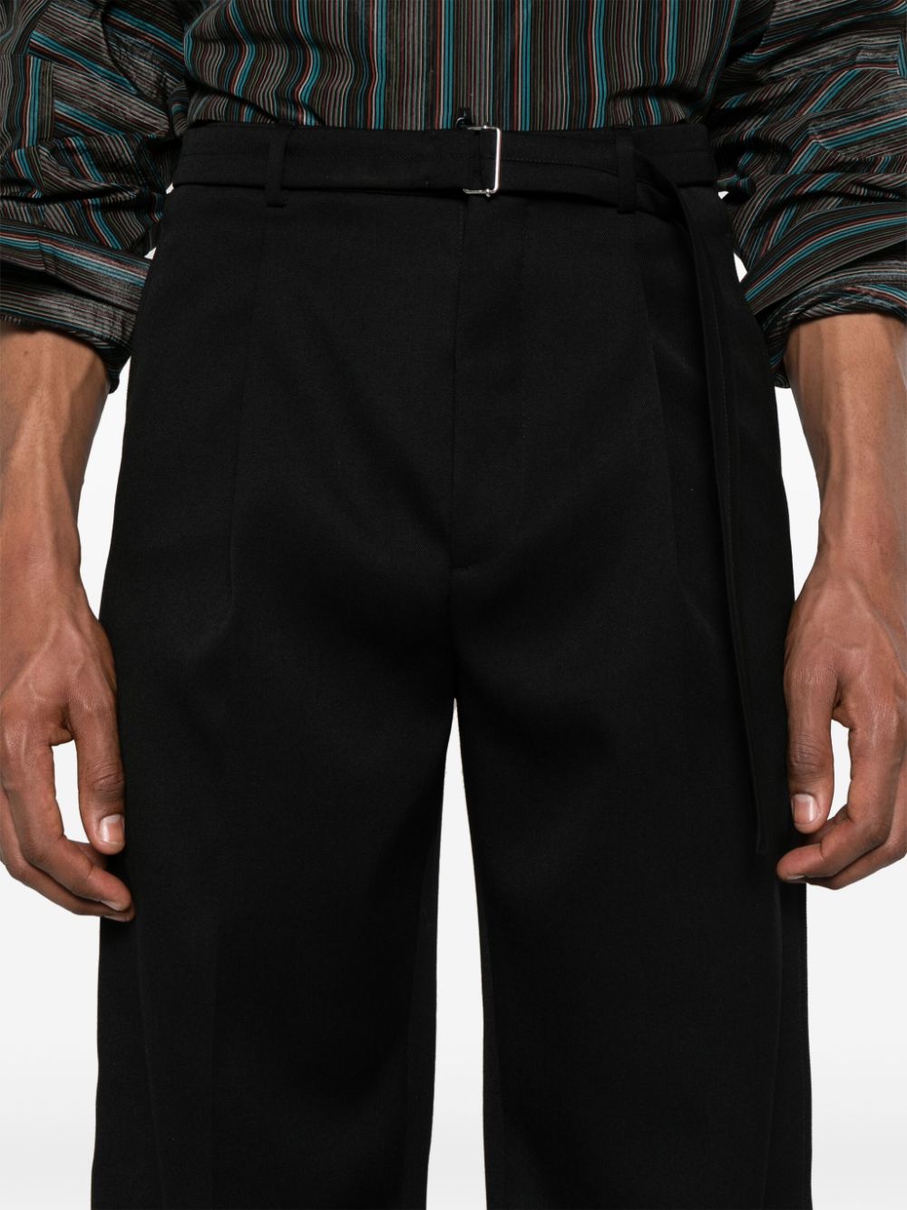 Lanvin x Future belted straight trousers Men