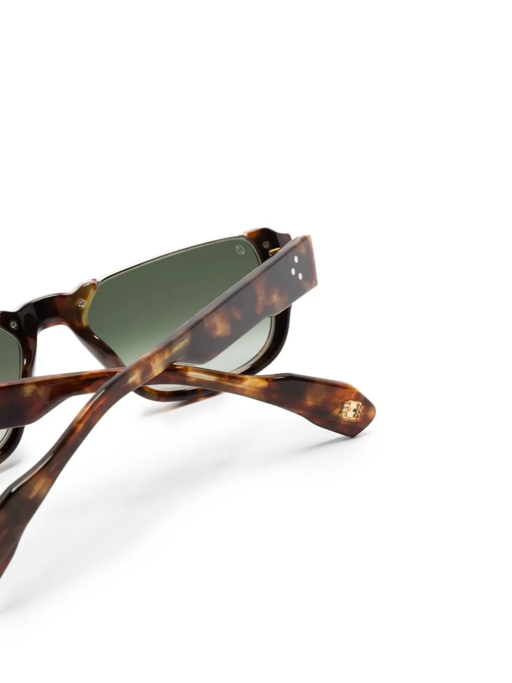 T Henri Eyewear Nettubo zonnebril met vierkant montuur Bruin