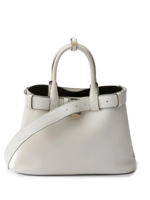 Prada medium belted leather handbag