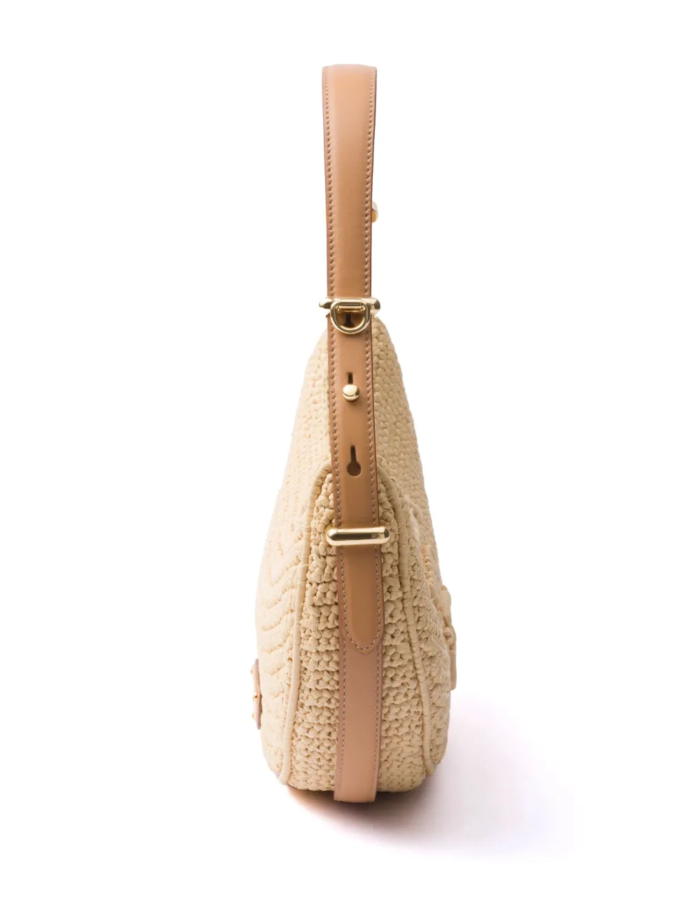 Arqué woven shoulder bag