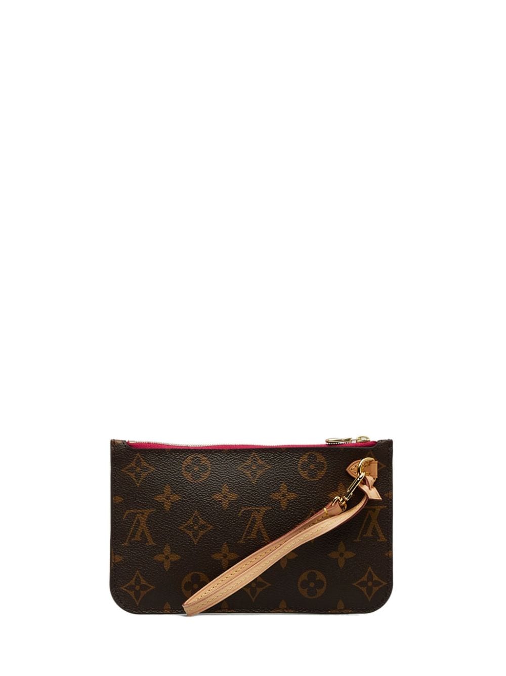 Louis Vuitton Pre-Owned 2017 Louis Vuitton Monogram Neverfull Pouch - Bruin