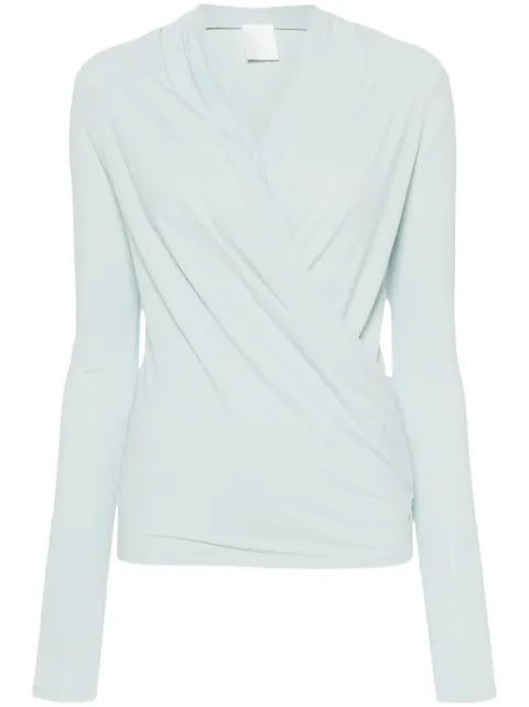 Givenchy V-neck draped blouse