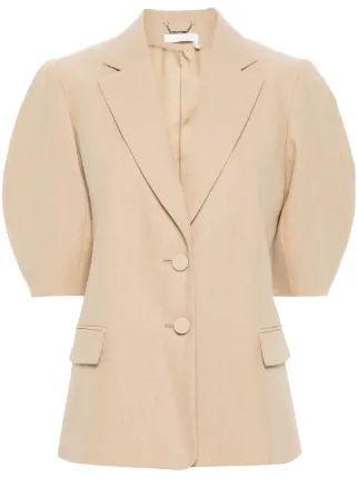 Chloé バルーンスリーブ ジャケット | ニュートラル | FARFETCH JP