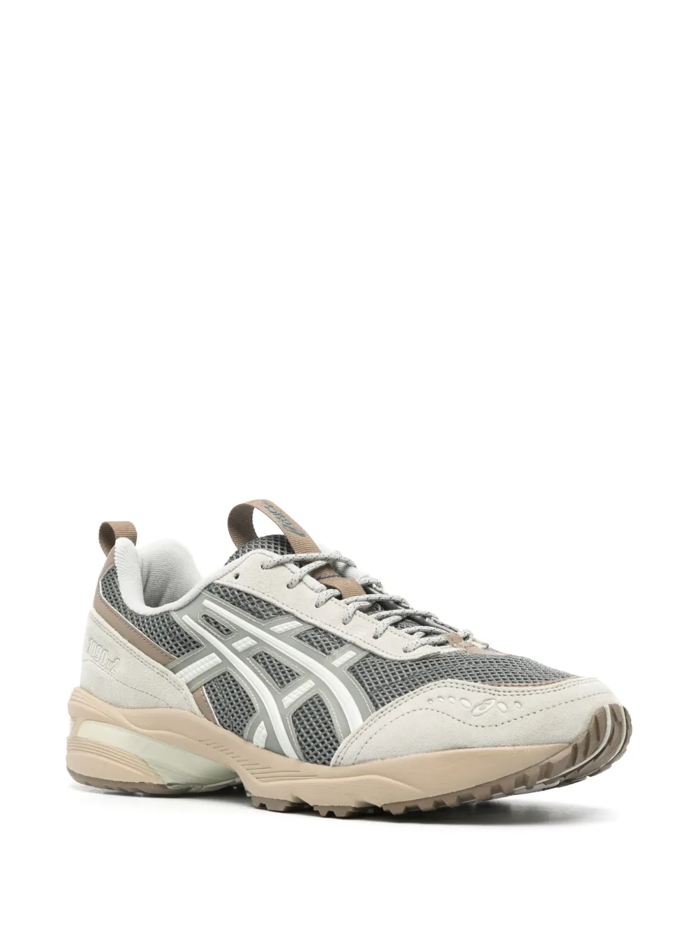 Shop Asics Gel-1090 V2 Panelled-design Sneakers In Neutrals