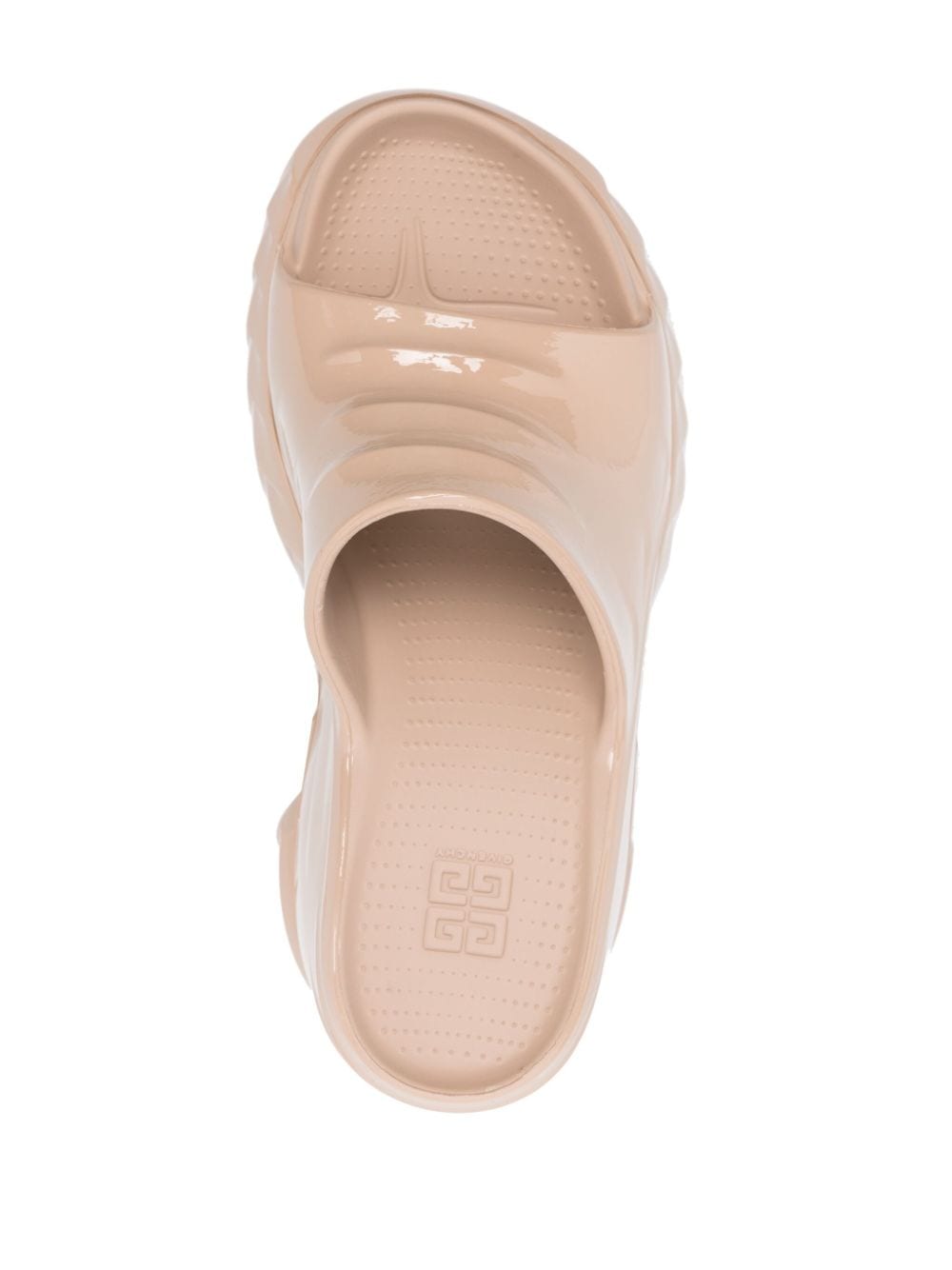 Shop Givenchy Marshmallow Wedge Slides In Pink