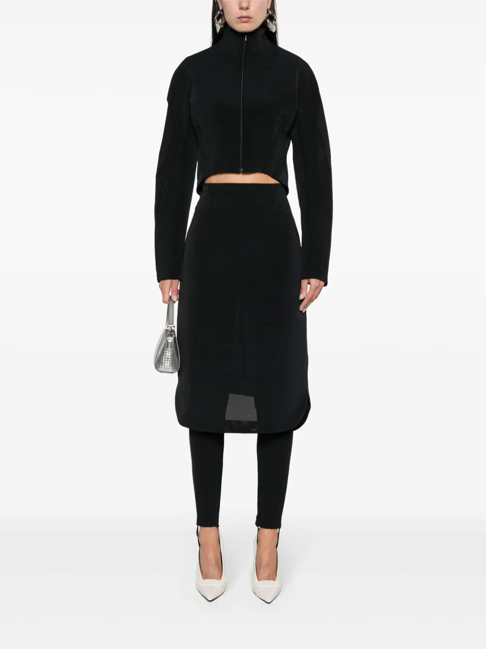 Alaïa chamarra corta con paneles de malla | Chamarras cortas | Image 2